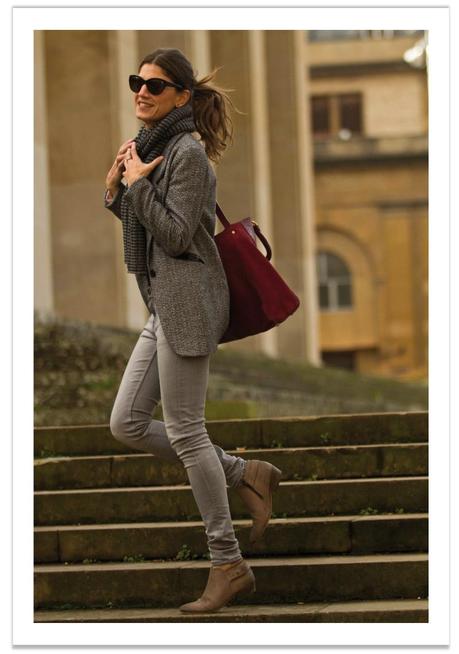 Repito prendas, ¿y tú? look pantalon en color gris