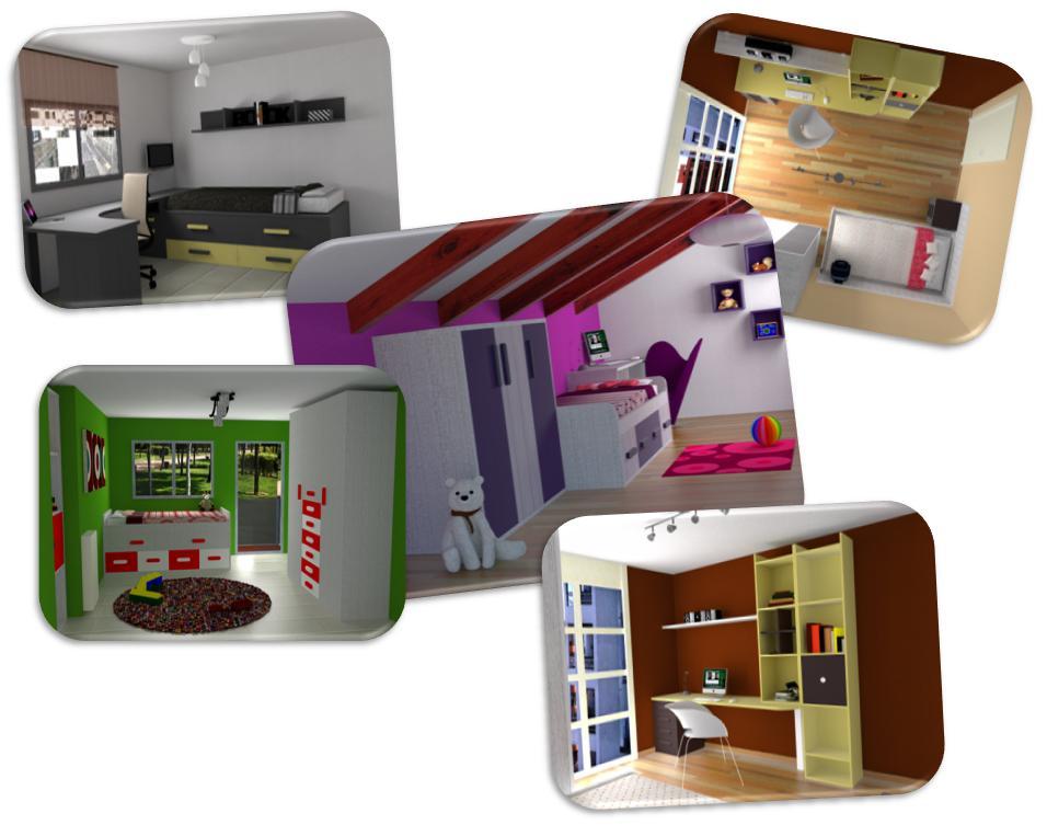 proyectos con diseño en 3d - mueble juvenil - creyesnavarro - resumen