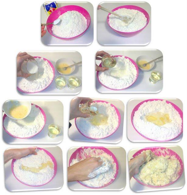 Rolling pizza pesto con setas y rúcula