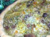 Rolling pizza pesto setas rúcula