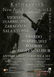 KATHAARSYS EN ZARAGOZA Y MADRID