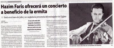 CONCIERTOS: Hazim Faris (II)