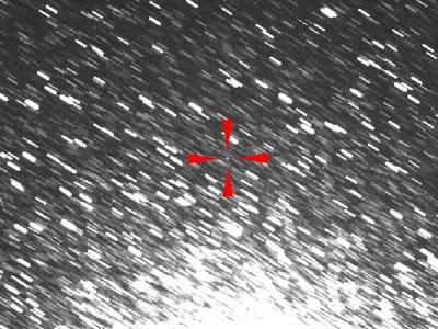 imagen del asteroide que se acerca a la Tierra 2012 DA14