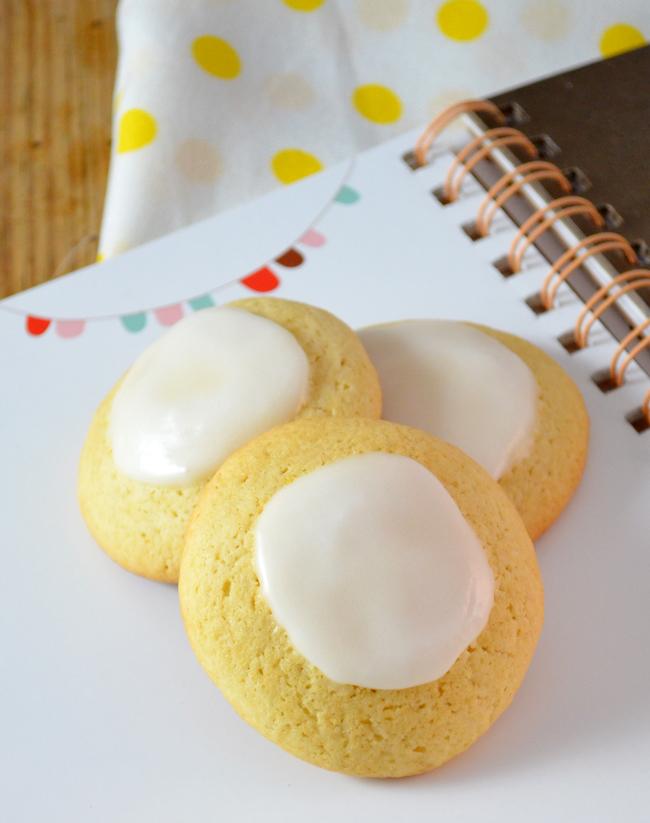 Galletas con glaseado de limon