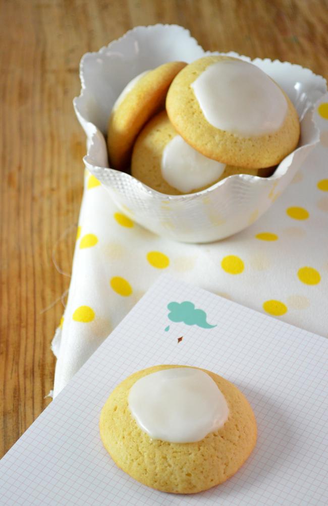 Galletas con glaseado de limon