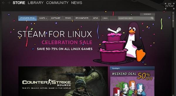 steamlinux ¡Atención jugones! Cliente Steam ya disponible desde el Ubuntu Software Center con importantes descuentos