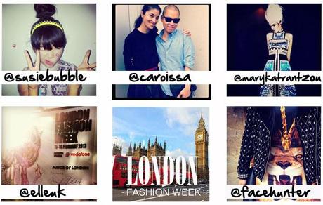 Instagram for London Fashion Week