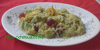 ENSALADA DE TABBULÉ CON FRUTAS