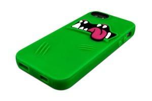 SwitchEasy Monsters carcasas para el iPhone 5 SwitchEasy Monstruo carcasa de iphone 5 de color verde