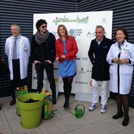 Comienzan las obras del “jardín de mi hospi” en la cubierta del hospital la paz