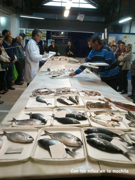 Subasta de pescado en la lonja de El Campello