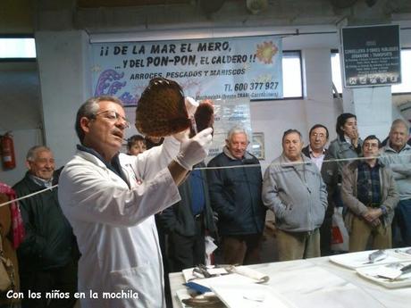 Subasta de pescado en la lonja de El Campello