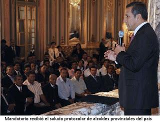 “GOBIERNO ARTICULA CON AUTORIDADES LOCALES EN BENEFICIO DE POBLACIÓN DE TODO EL PAÍS”… Sostiene Presidente Ollanta Humala
