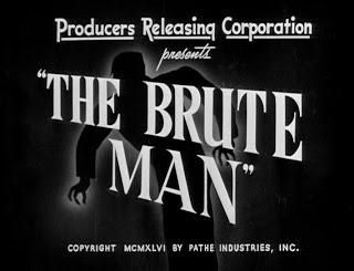 Creditos iniciales de The Brute Man, 1946