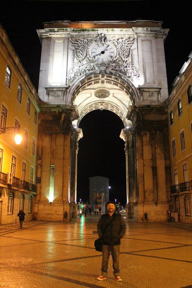 Lisboa da noite: de la Plaza del Comercio a la Plaza del Rossío