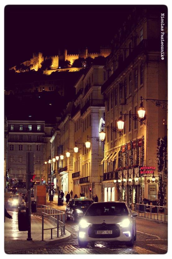 Lisboa da noite: de la Plaza del Comercio a la Plaza del Rossío