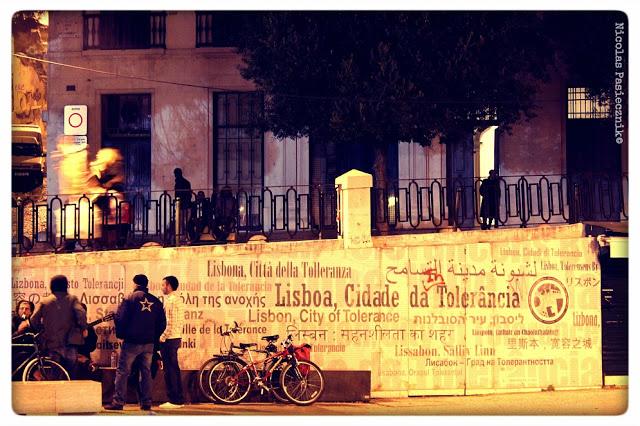 Lisboa da noite: de la Plaza del Comercio a la Plaza del Rossío