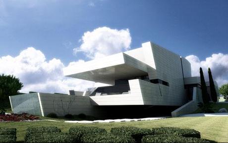 Nuevas imágenes de obra de una vivienda unifamiliar situada al noroeste de Madrid