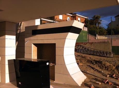 Nuevas imágenes de obra de una vivienda unifamiliar situada al noroeste de Madrid