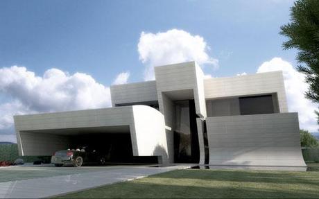 Nuevas imágenes de obra de una vivienda unifamiliar situada al noroeste de Madrid