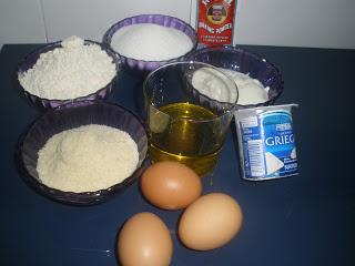 bizcocho de yogur griego y almendra II