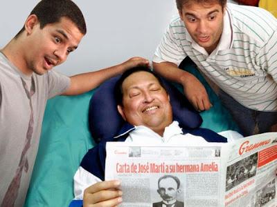 meme Hugo Chávez en hospital