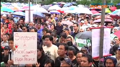 MANIFESTACIÓN EN SINGAPUR