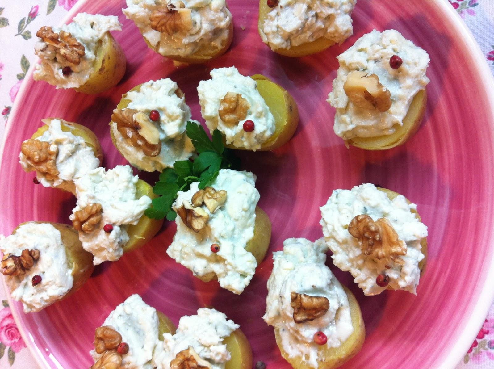 Patatitas Con Crema De Roquefort