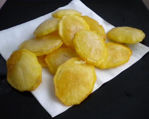 Patatas fritas souflee