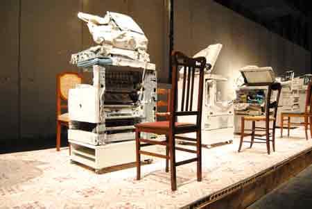 Fotocopiadoras quemadas de ARCO 2013.