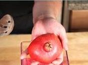 Truco para pelar granadas