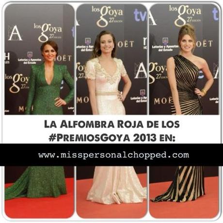 ALFOMBRA ROJA: Las Mejor Vestidas de los GOYA!