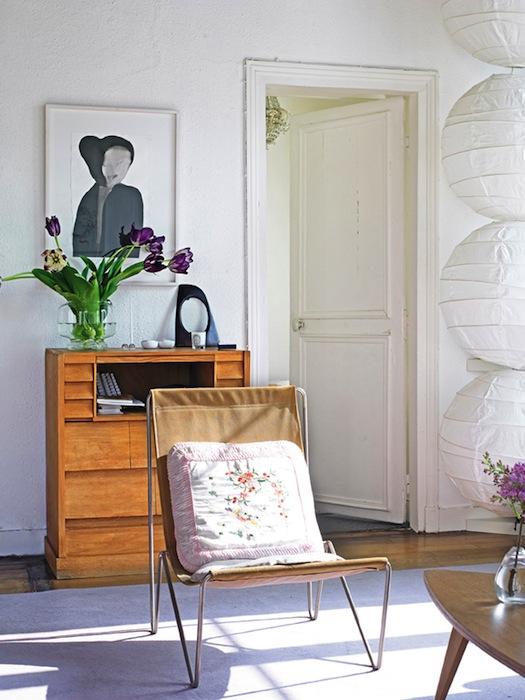 Un apartamento en Le Marais de París en tonos pastel