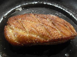 Magret de pato  granada y Oporto