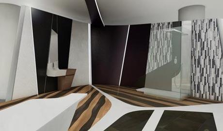 A-cero presenta una propuesta para el espacio Spirit en el showroom de Porcelanosa en Barcelona