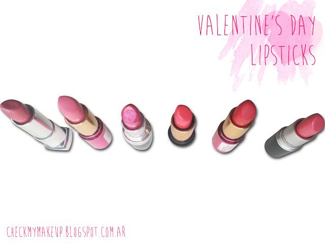 Preparate para San Valentín - Lipsticks