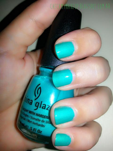 China Glaze - Turned Up Turquoise!