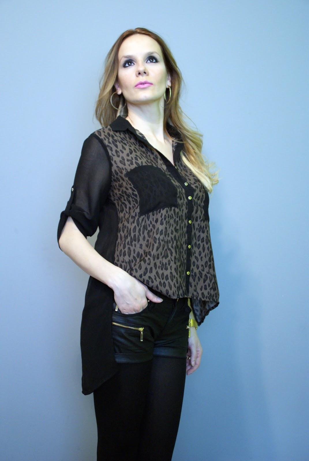 Animal print + transparencias