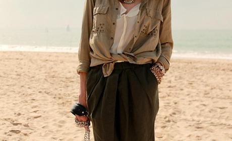 pantalon baggy militar