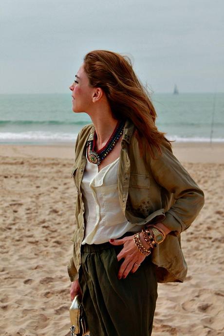 pantalon baggy militar