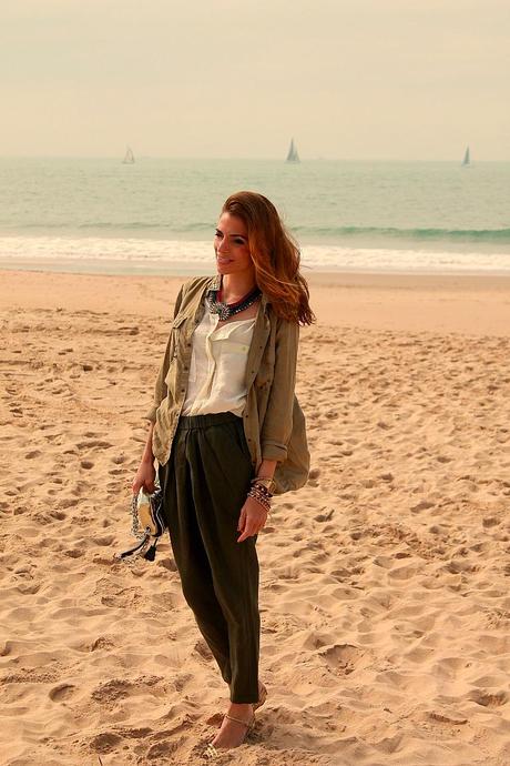 pantalon baggy militar