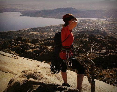 Escalando El Yelmo -La Pedriza