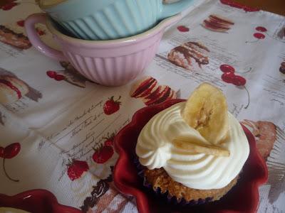 Semana 7 del Reto: Cupcakes de Plátano!!