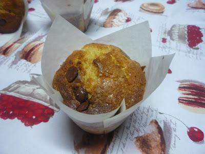 MUFFINS DE CHOCOLATE BLANCO, especiales para Alejandra