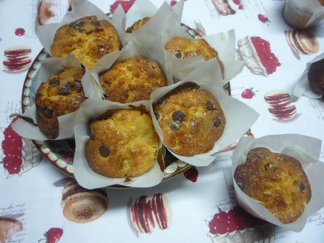 MUFFINS DE CHOCOLATE BLANCO, especiales para Alejandra