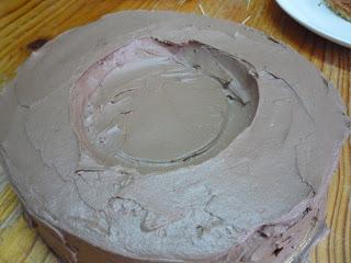 TARTA CAJA DE BOMBONES con bizcocho de naranja SIN GLUTEN (apta para celiacos)