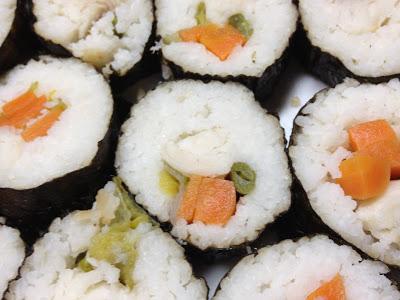 Tarta Maki Zushi, Paso a paso