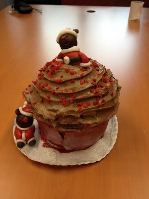 TARTA CUPCAKE con crema de cheese and chocolate