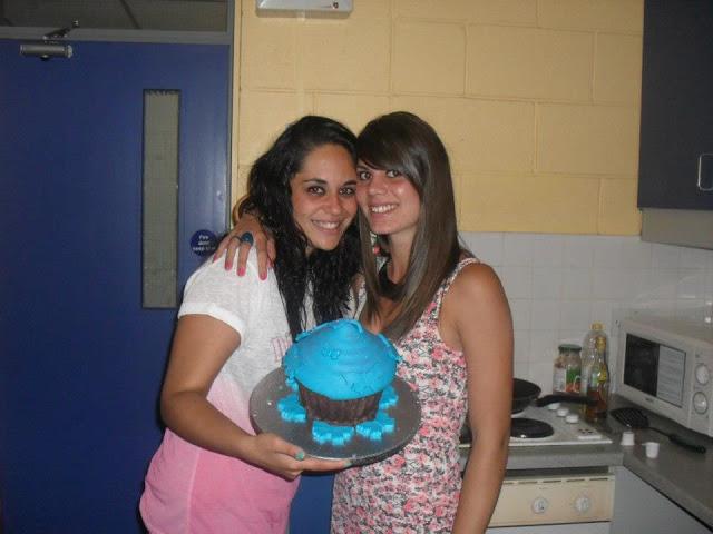 TARTA CUPCAKE con crema de cheese and chocolate