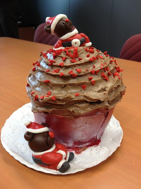TARTA CUPCAKE con crema de cheese and chocolate
